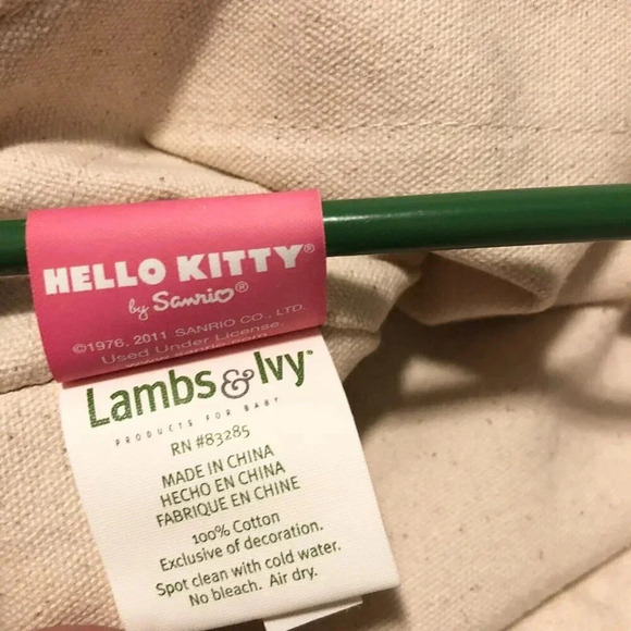 2011 Lambs  and Ivy Hello Kitty Canvas Wall Organizer - Picture 7 of 16